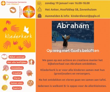 Flyer kliederkerk abraham